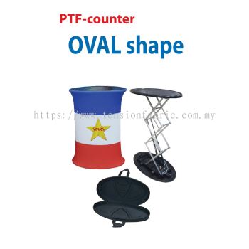 Oval Shape Tension Fabric Counter (TFB-980 A)
