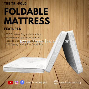 Luxez Tri-Fold Fold Mattress