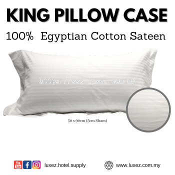 Luxez King Size Pillow Case / Pillow Sham Dimension 50cm X 90cm