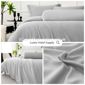 Luxez Luxury Egyptian Cotton Full Bed Set - Steel Grey