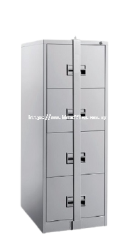 4DLB - 4 Drawer Steel Filing Cabinet 