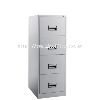 4D - 4 Drawer Steel Filing Cabinet