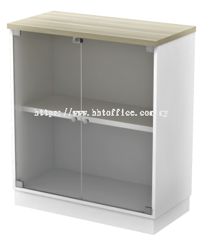 B-YG9-Swing Glass Door Low Cabinet