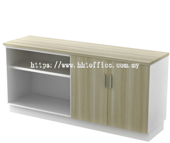 B-YOD 7160/80-Open Shelf + Swinging Door Low Cabinet