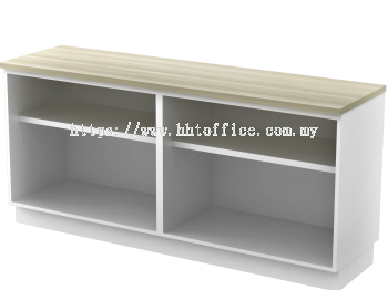 B-YOO 7160/80 - Dual Open Shelf Low Cabinet 