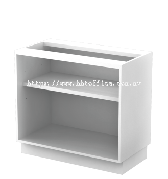 B-YO 872/972-Open Shelf Low Stand Cabinet (without Top)