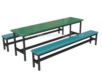 D5 - 8 Seater Bench Food Court-Set 