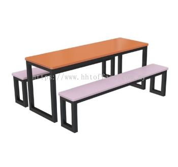 D2S - 6 Seater Bench Food Court-Set 