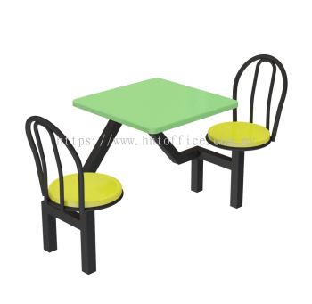 A2 - 2 Seater Stool Food Court-Set