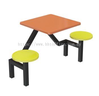 A1 - 2 Seater Stool Food Court-Set 