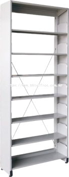 S317 - 7 Level Single Sided Library Rack