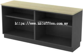 T-YOO 7160/80-Dual Open Shelf Low Cabinet