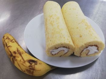 香蕉戚卷banana chiffon roll