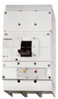 Moulded Case Circuit Breaker 3/4 Pole, Size 4 with Electronic Release