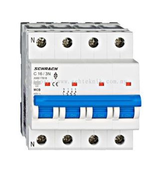 Miniature Circuit Breaker (MCB) AMPARO, 4 Pole