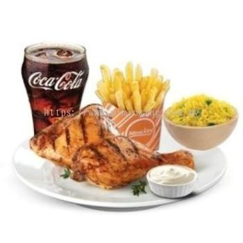 Flaming Grilled Chicken Combo Meal