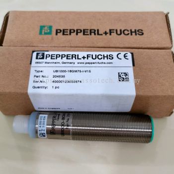 Pepperl Fuchs Ultrasonic Sensor UB1000-18GM75-I-V15