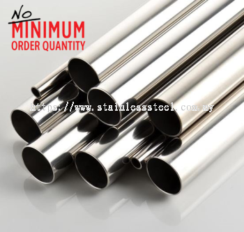 Stainless Steel Ornamental Round Tube / Pipe (Hollow) | Grade: Austenite TP304/ TP316* | K. Seng Seng Industries Sdn Bhd