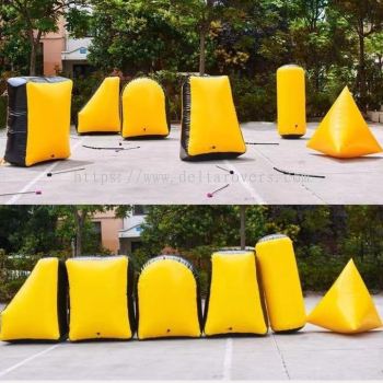 Inflatable Bunker Set   6 Units of Tactical Fun