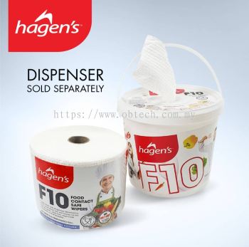 F10 Food Contact Safe Wipers with Dispenser