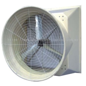 LR62-3D Wall Mounted FRP Exhaust Fan/ Cone Fan