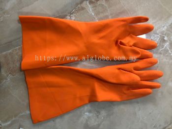 Nitrile Industrial glove flocklined