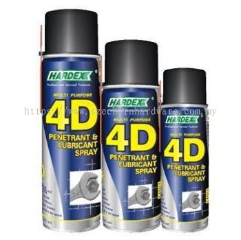 HARDEX 4D ANTI RUST PENETRANT & LUBRICANT SPRAY