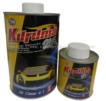 1L KM 2K CLEARCOAT (4:1)  (With Hardener)
