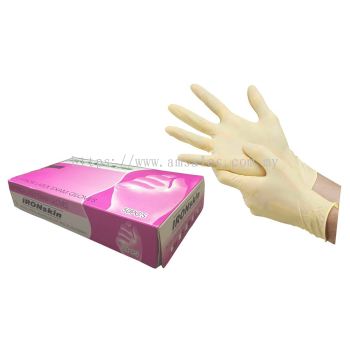 IRONskin Superior Latex Exam Gloves Powder-free (OHGLVIR3300001)
