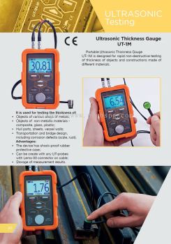 Ultrasonic Thickness Gauge 