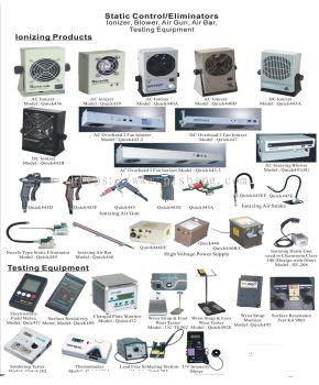 Ionizer,Blower,Air Gun , Air Bar, Testing Equipment 