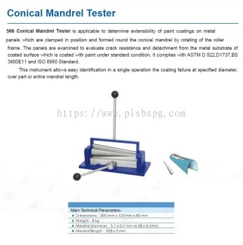 566 Bent Test Conical Mandrel Tester