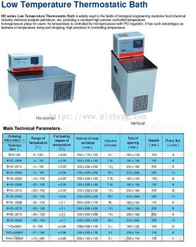 Low Temp & Thermostatic Bath