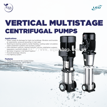 Vertical Multistage Centrifugal Pumps