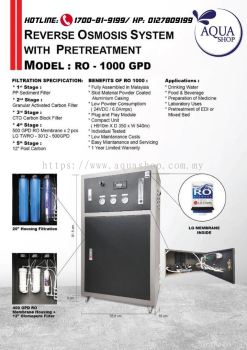 1000 GPD RO System