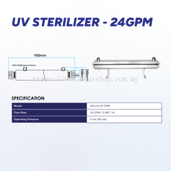 AQ-UV-24 GPM