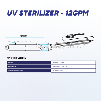 AQ-UV-12 GPM