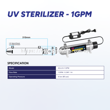AQ-UV-1 GPM