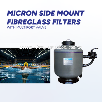 Micron Side Mount Fiberglass Filter with multiport valve