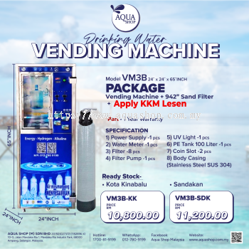 (SABAH) VM3B + 942" Sand Filter + Apply KKM Lesen