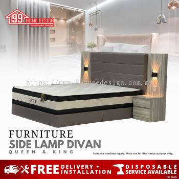 BD12+ST12 : DIVAN WITH SIDE TABLE LAMP