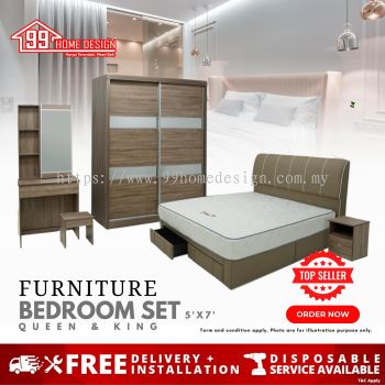 BRS5020 : BEDROOM SET (5' x7')