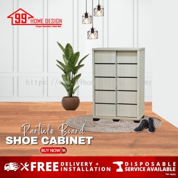 SC3540 - SLIDING DOOR SHOE CABINET