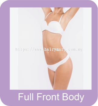 Permanent hair removal full front body