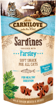 Carnilove Sardine with Parsley Cat Snack 50g