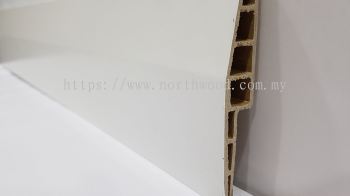 PVC Skirting 100mmH Pure White