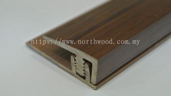 End (For 8mm panel) Mahogany