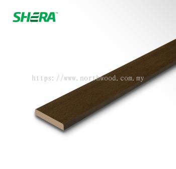 Shera Floor Plank – Straight Grain V-Cut Brown Wenge 25mm X 200mm X 3000mm