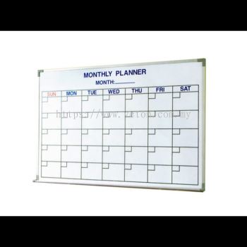 MONTHLY PLANNER CHART BOARD