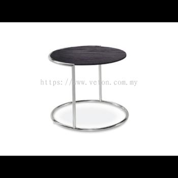 ROUND TEMPERED GLASS COFFEE TABLE